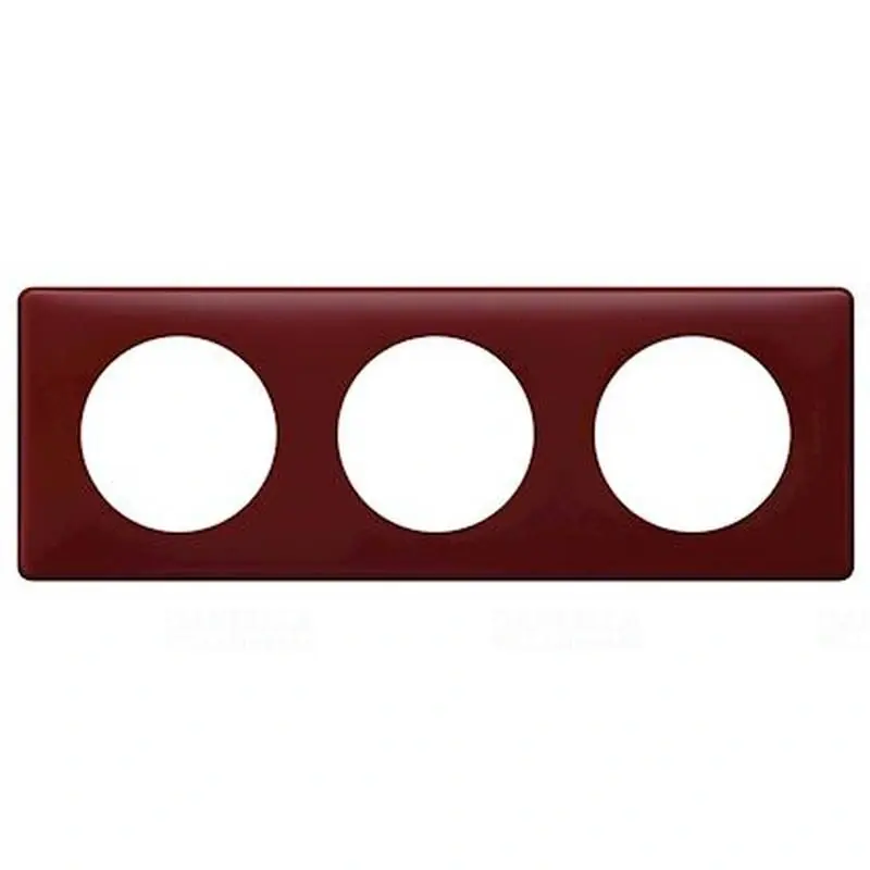 Legrand 066753 Céliane 3-as keret, púder bordó Prémium