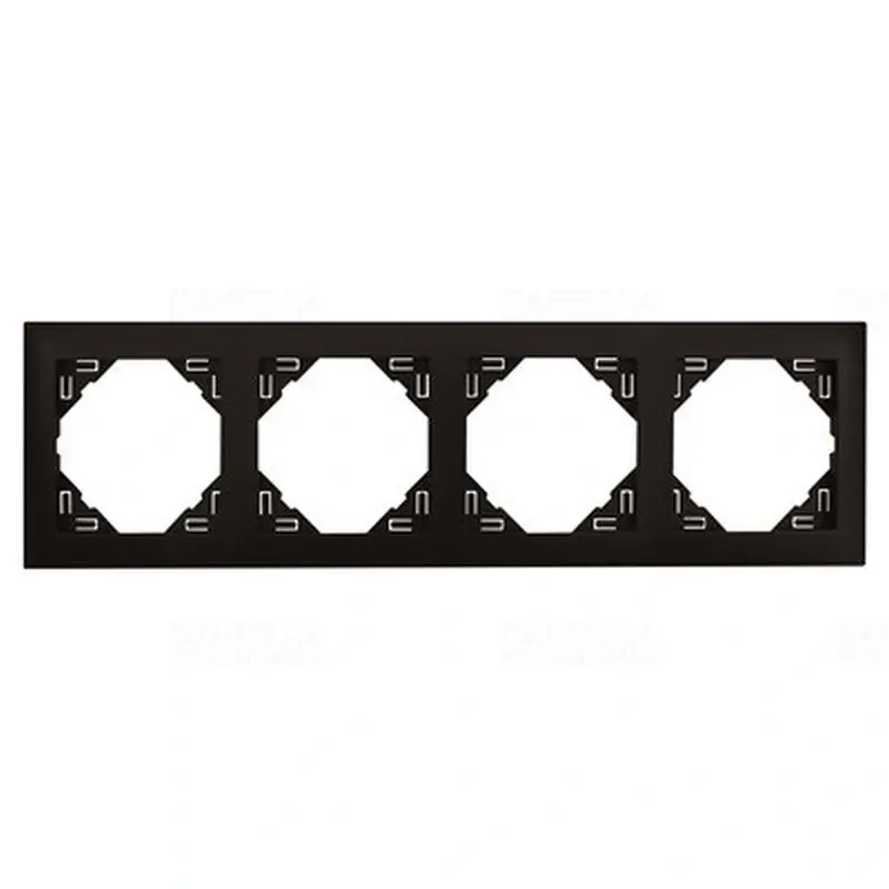 Autentikus 90940 TPM AQUARELLA4-es keret, fekete, Elko Ep