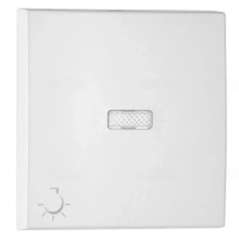 Pénzvisszafizetés 90797 TBR Egyes billentyű jelzőfényes nyomóhoz lámpa jellel, fehér, Elko Ep