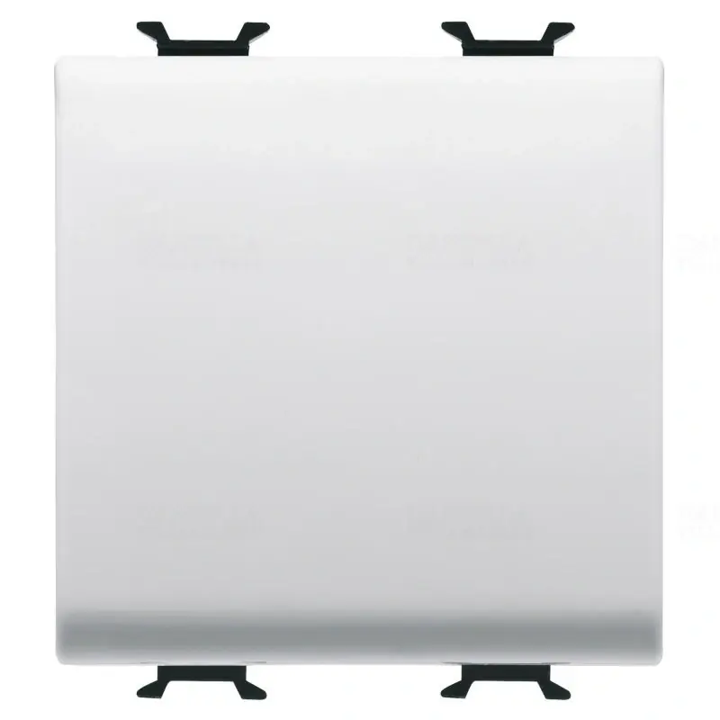 Eredeti Chorus fényes fehér Nyomógomb, NO 16A 2 modulos GW10171 Gewiss