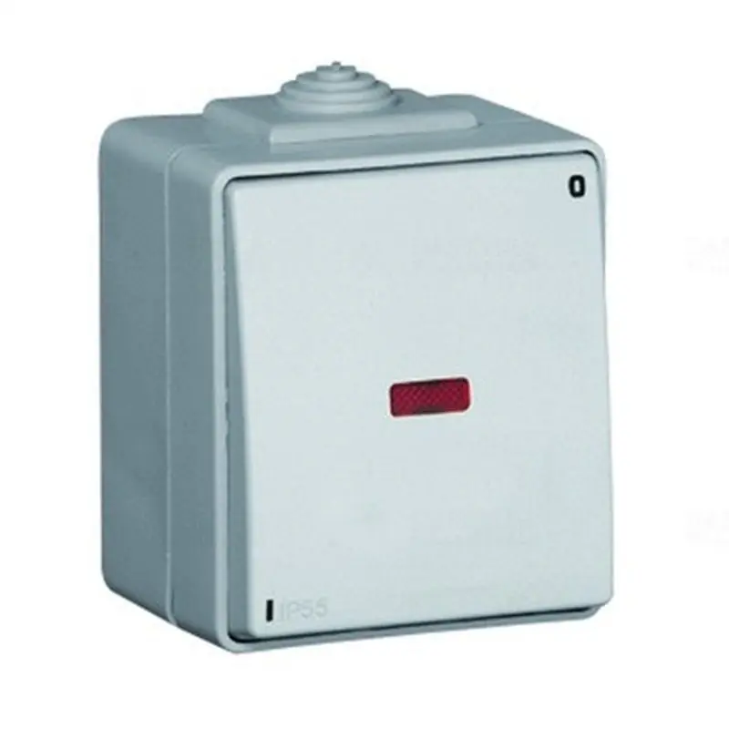 Gyors szállítás 48023_CBR IP65 Kétpólusú kapcsoló, ellenőrzőfénnyel, Elko Ep