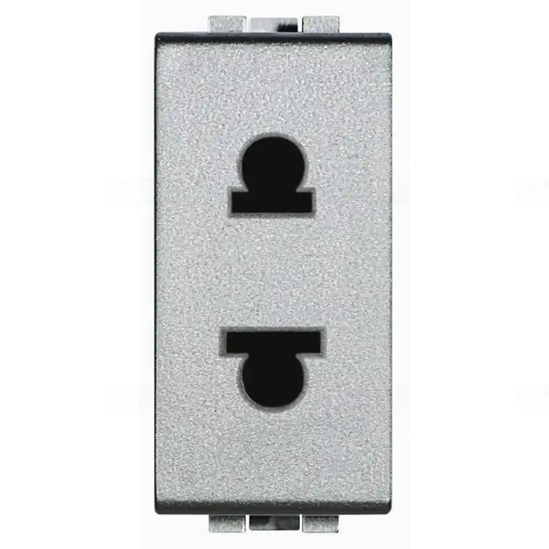 BTICINO Light Tech NT4125 2P euro-amerikai 16A 127/250V 1m (GYV) biztonsági zsalus, fehér Legjobb ár