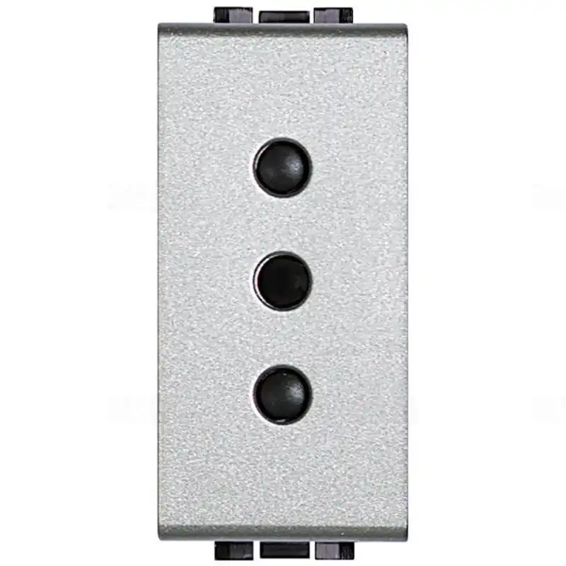 BTICINO Light NT41132P+F 1mod aljzat olasz (GYV) 10/16A fehér Legjobb ár