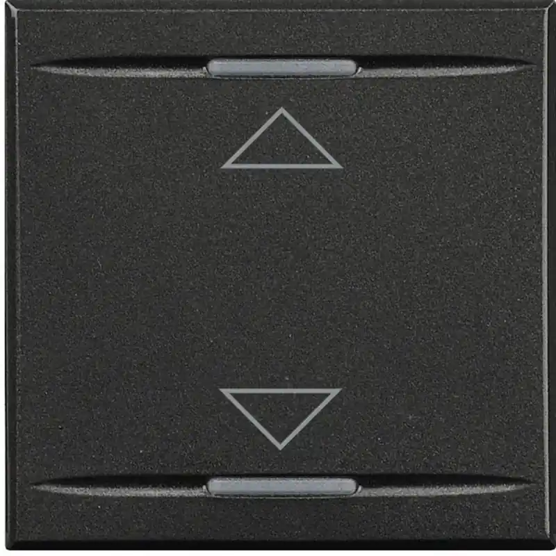 Gyors szállítás Axolute billentyűhöz,2 modul fel-le szimbólum fekete HS4911/2AH