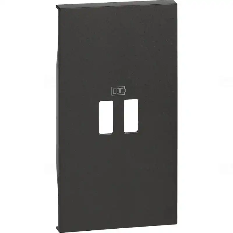 Pénzvisszafizetés BTICINO LivingNow burkolat 2 modul fekete KG12C