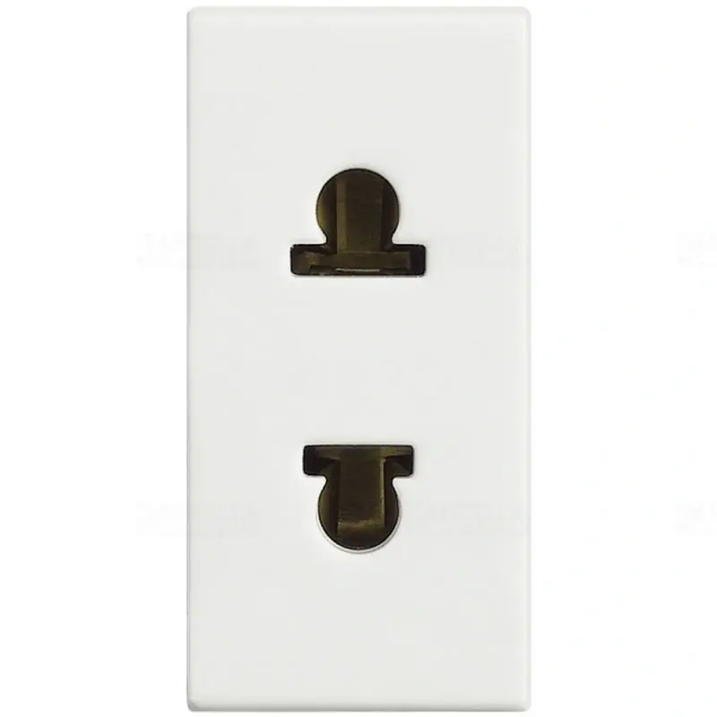 Kedvezmény BTICINO Axolute 2P euro-amerikai 16A 127/250V a.c. 1 modulos (GYV) biztonsági zsalus,hófehér HD4125