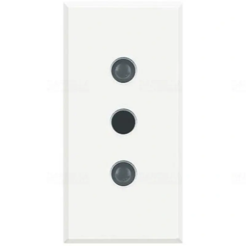 Korlátozott ajánlat BTICINO Axolute HD4113 2P+F csatlakozóaljzat (olasz)1 modulos (GYV) biztonsági zsalus, 10A hófehér