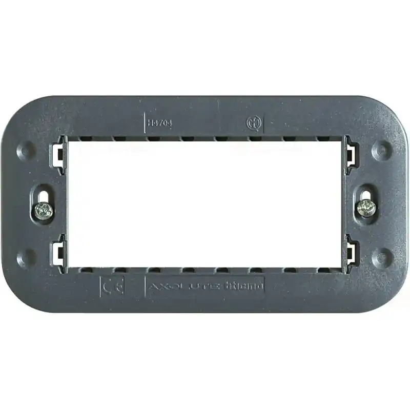 BTICINO Axolute rögzítőkeret 4 modulos, csavaros H4704 Gyors szállítás