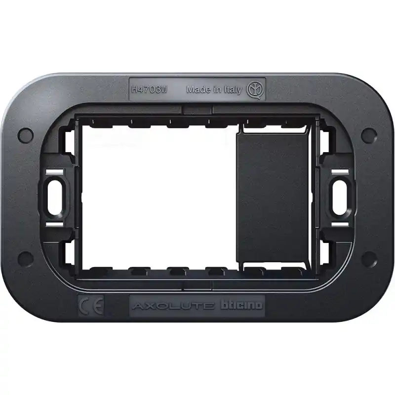 Csak ma BTICINO Axolute rögzítőkeret 3 modulos, csavaros AIR H4703W