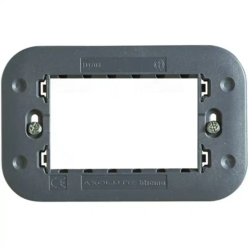 Utolsó esély BTICINO Axolute rögzítőkeret 3 modulos, csavaros H4703