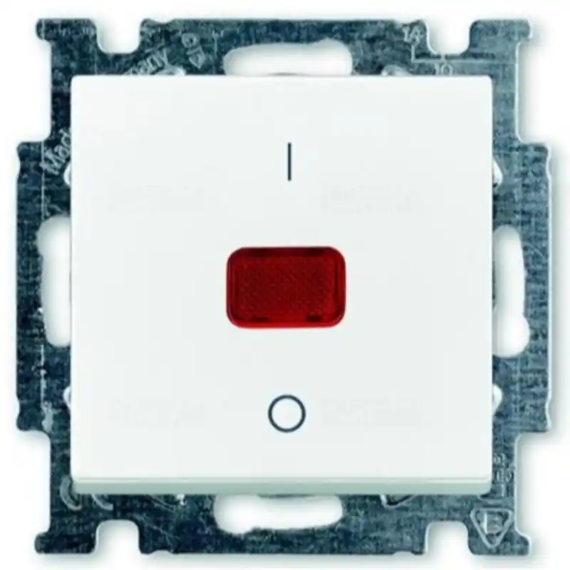 Basic55 1020/2 UCK-94-507 Kétpólusú kapcsoló (102)jelzőfényes keret nélkül, hófehér 2CKA00102000089 ABB Biztonságos fizetés