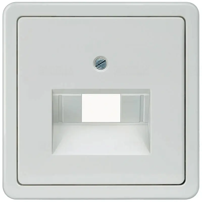 Siemens 5TG1818 telefon csatlakozó fedél , titánfehér 65x65mm, DELTA profil Olcsó