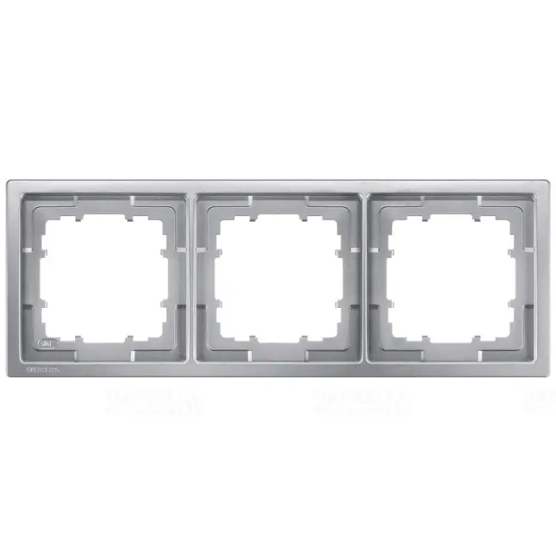 Kedvezmény Siemens 5TG1323-1 3-as keret, platina (RAL9007), DELTA style