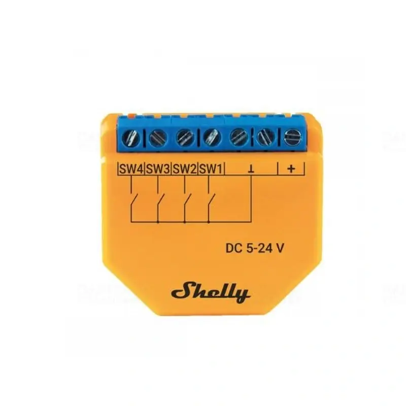 Shelly Okos kapcsoló-modul, vezeték nélküli SHELLY PLUS I4 DC Ajánlat