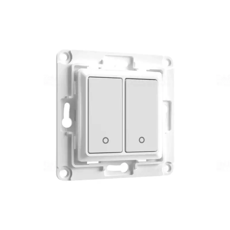 Shelly fali villanykapcsoló, 2 gombos, fehér SHELLY WALL SWITCH 2XBTNW Eredeti