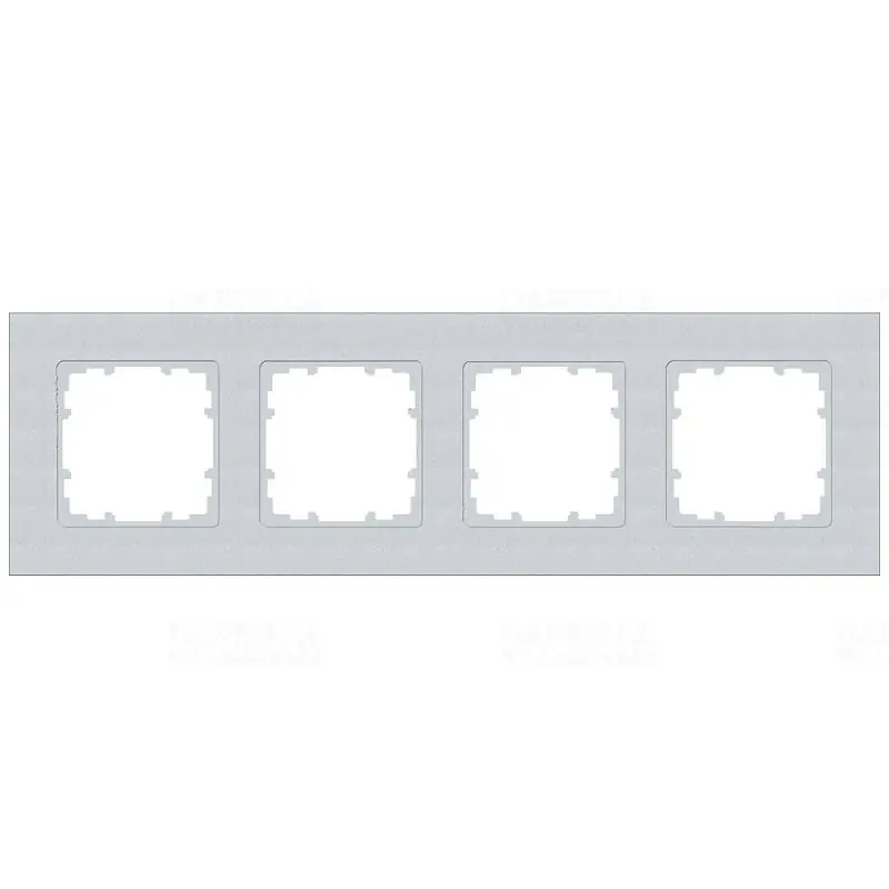 Autentikus Siemens 5TG1114-1 4-es keret, alumínium (RAL9006), DELTA miro