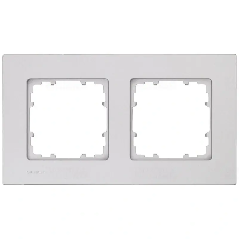 Siemens 5TG1112-1 2-es keret, alumínium (RAL9006), DELTA miro Gyors szállítás