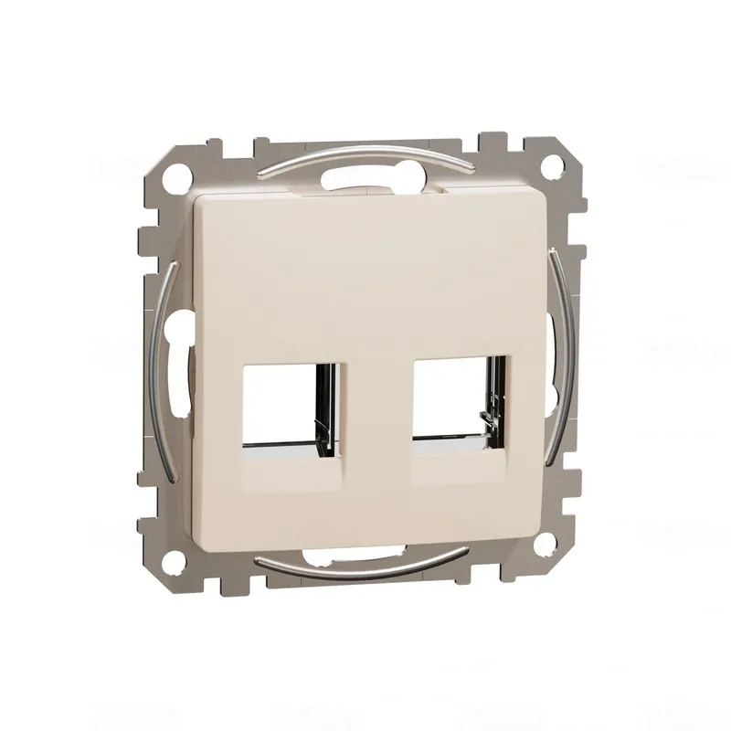 Sedna ÚJ 2xRJ45 adapter, RDM betétekhez, bézs SDD112442C Schneider Újdonság