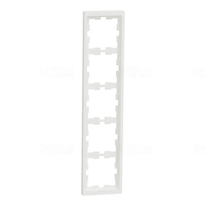 Újdonság MERTEN D-Life ötös keret, mattfehér MTN4050-6537 Schneider