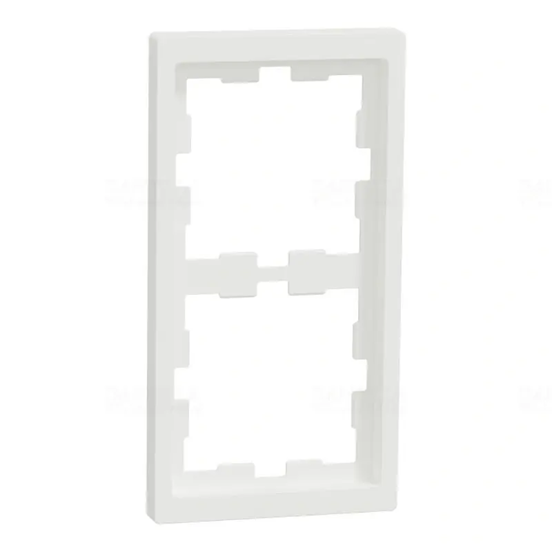 Legjobb ár MERTEN D-Life kettes keret, mattfehér MTN4020-6537 Schneider