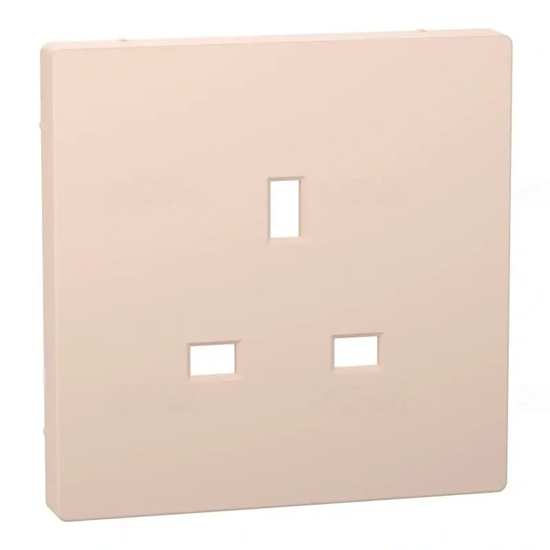 Vedd meg most MERTEN Fedlap, brit csatlakozóaljzathoz, System-D, szahara MTN2120-6033 Schneider