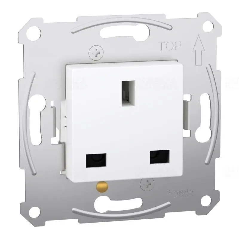 Kiváló minőség MERTEN Brit 2P+F csatlakozóaljzat, 13A, 250 V MTN2120-0000 Schneider