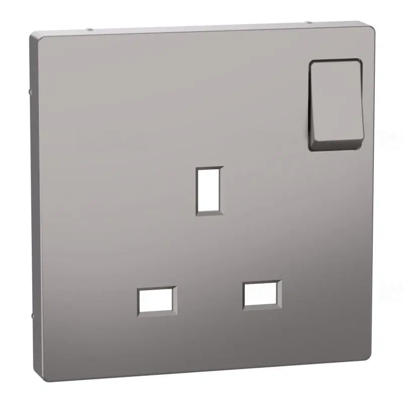 Ingyenes szállítás MERTEN Fedlap, kapcsolható brit csatlakozóaljzathoz, System-D, nikkel MTN2122-6050 Schneider