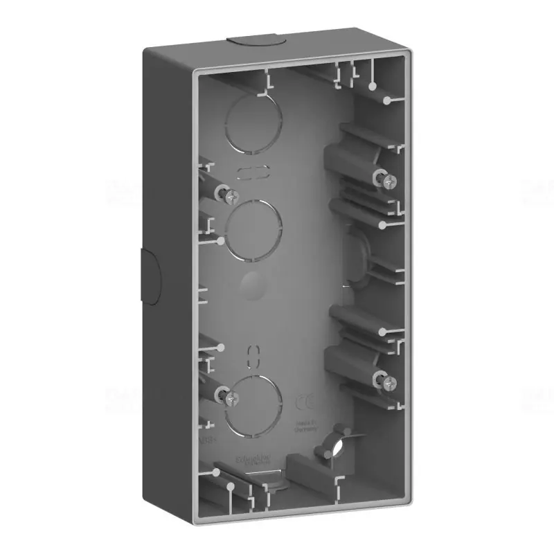 Kiváló minőség MERTEN Kettes kiemelődoboz, System-D, antracit MEG4024-6534 Schneider