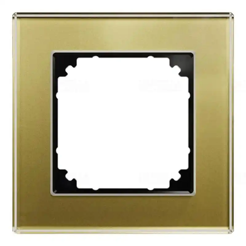Népszerű MERTEN M-Plan egyes keret, arany (üveg) MEG4010-2341 Schneider