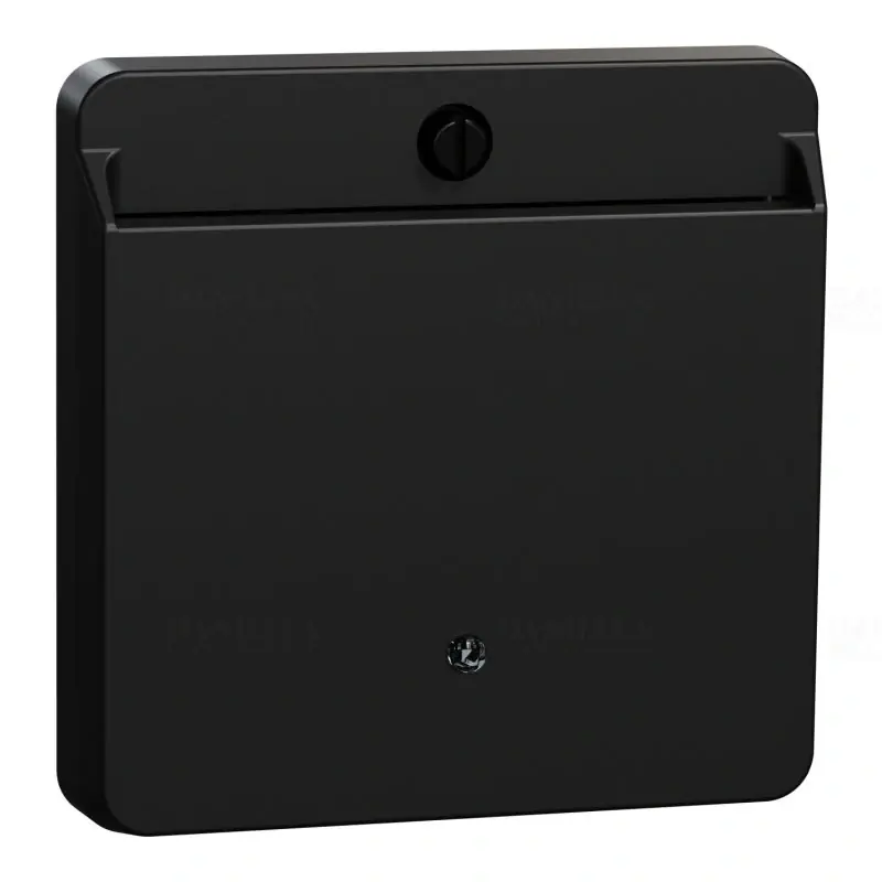 MERTEN Fedlap, hotelkártya kapcsolóhoz, System-M, fekete MEG3854-0403 Schneider Legjobb ár