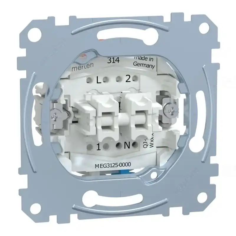 MERTEN Csillárkapcsoló, nulla csatlakozóval, rugós bekötés, 10AX MEG3125-0000 Schneider Rendeld meg most