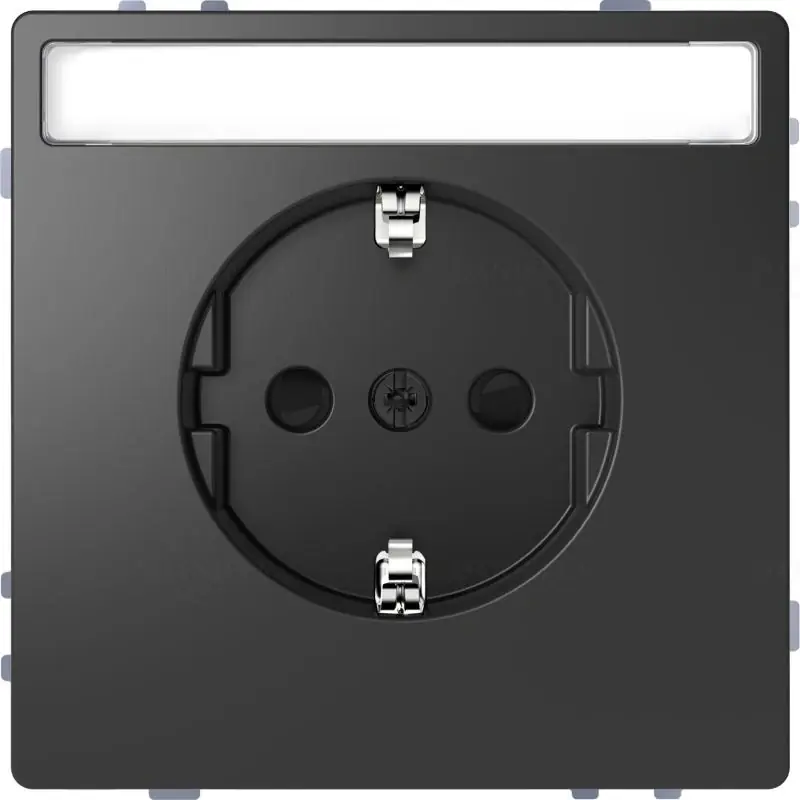 Rendeld meg most MERTEN 2P+F csatlakozóaljzat, biztonsági zsaluval, feliratozható, rugós bekötés, 16A, D-Life, antracit MEG2302-6034 Schneider