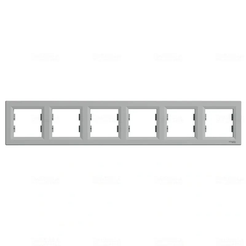 ASFORA Hatos keret, vízszintes, alumíniumEPH5800661 Schneider Kedvezmény