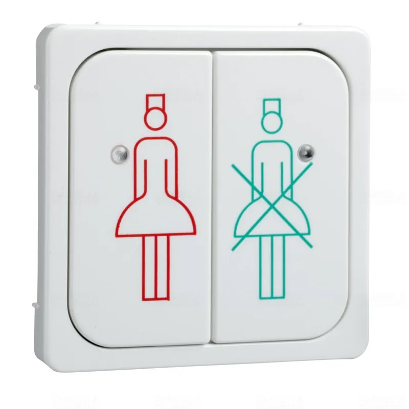 Utolsó esély ELSO Hívó/Nyugtázó nyomógomb burkolat, fehér FASHION/RIVA/SCALA 731024 Schneider