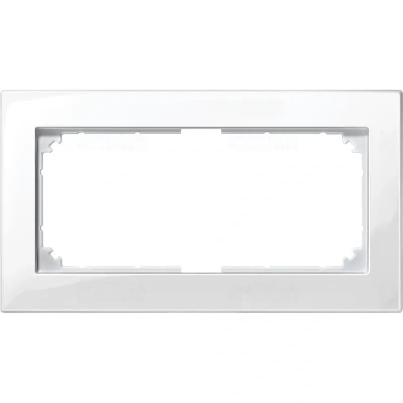 Pénzvisszafizetés MERTEN M-Plan kettes keret, egyterű, polárfehér 515819 Schneider