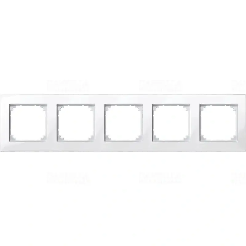 Korlátozott ajánlat MERTEN M-Plan ötös keret, polárfehér 515519 Schneider