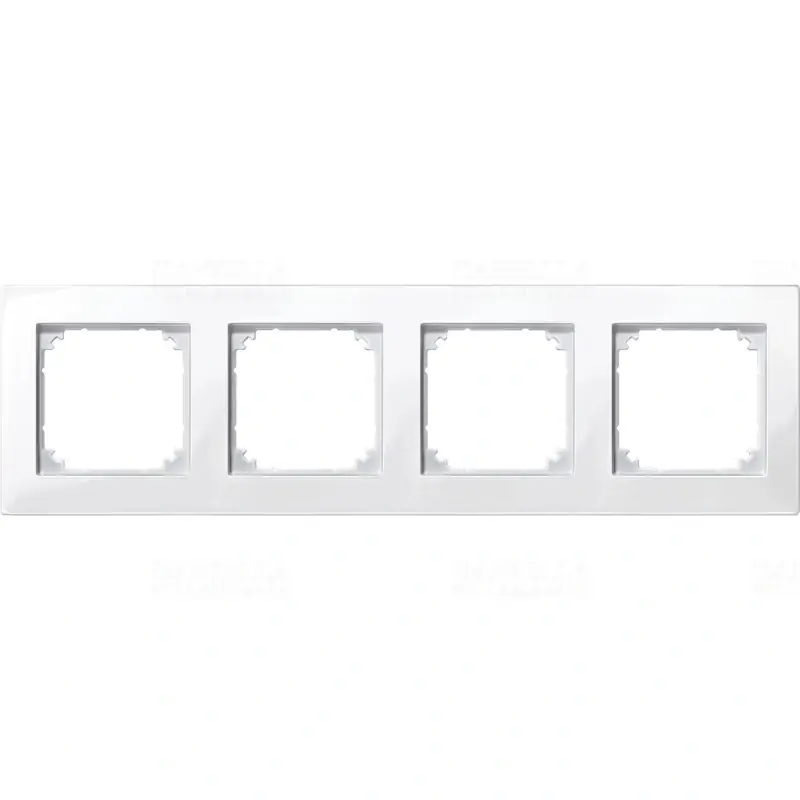 Ajánlat MERTEN M-Plan négyes keret, polárfehér 515419 Schneider