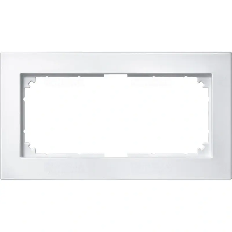 MERTEN M-Plan kettes keret, egyterű, mattfehér 488819 Schneider Biztonságos fizetés