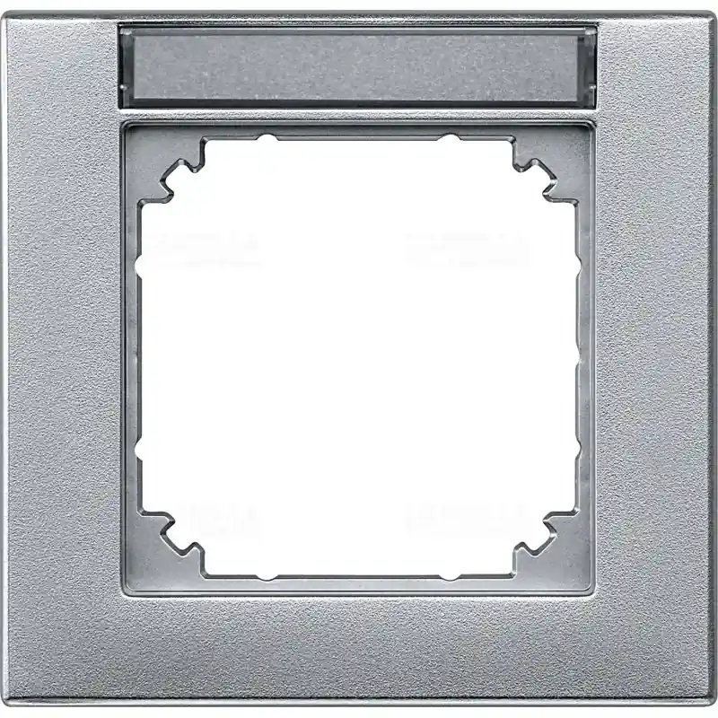 MERTEN M-Plan feliratozható egyes keret, alumínium 476160 Schneider Ingyenes szállítás