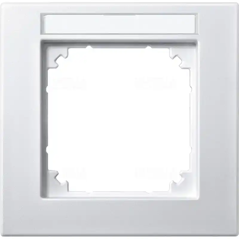 MERTEN M-Plan feliratozható egyes keret, mattfehér 476119 Schneider Korlátozott ajánlat