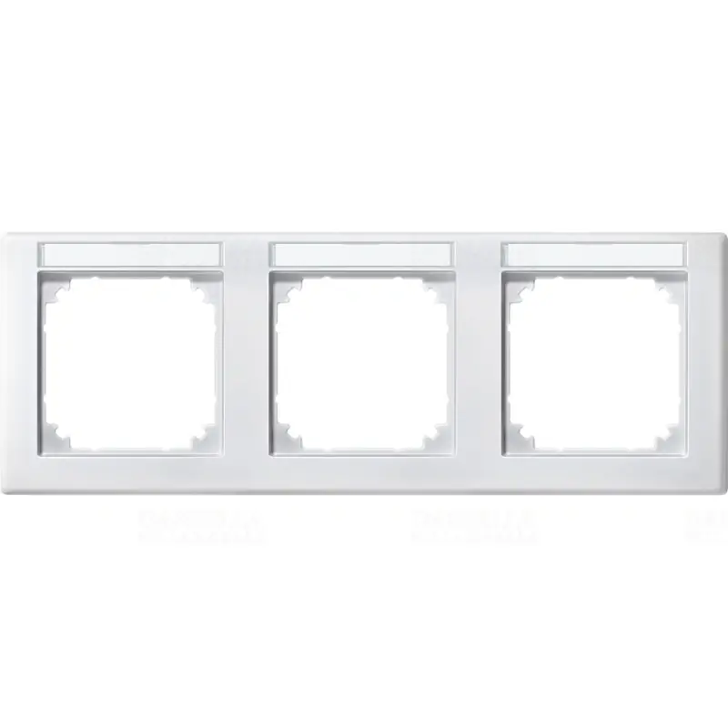 MERTEN M-Smart feliratozható hármas keret, vízszintes, mattfehér 473319 Schneider Rendeld meg most