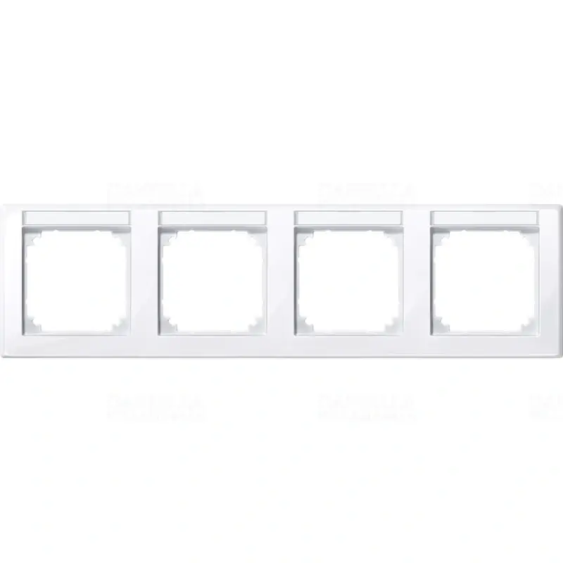 MERTEN M-Smart feliratozható négyes keret, vízszintes, aktívfehér 471425 Schneider Korlátozott ajánlat