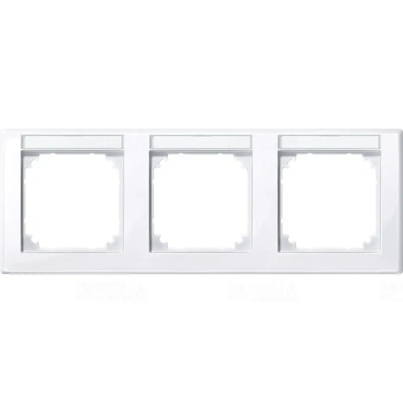 MERTEN M-Smart feliratozható hármas, vízszintes keret, aktív fehér (antibakt.) 471325 Schneider Ajánlat