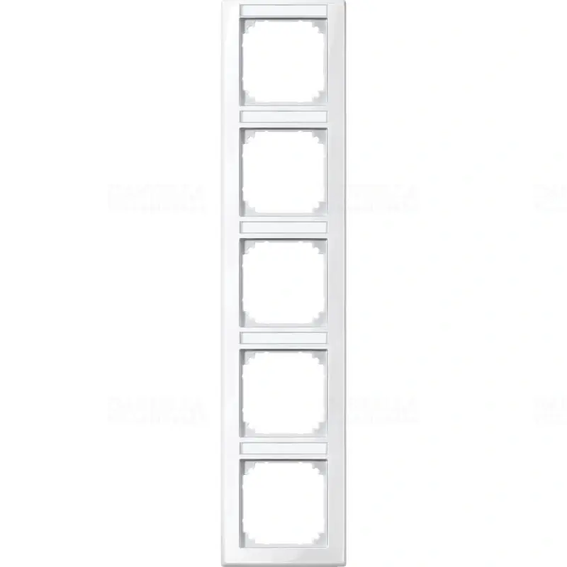 MERTEN M-Smart feliratozható ötös, függőleges keret, polárfehér 470519 Schneider Utolsó esély