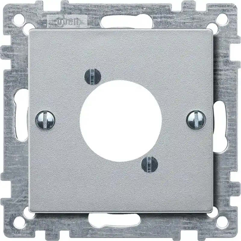 MERTEN Fedlap, XLR csatlakozókhoz, System-M, alumínium 468960 Schneider Kiárusítás