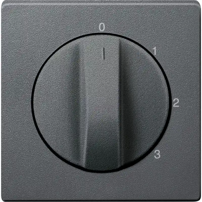 Legjobb ár MERTEN Fedlap 3 állású forgatógombos kapcsolóhoz, System-M, antracit 437314 Schneider