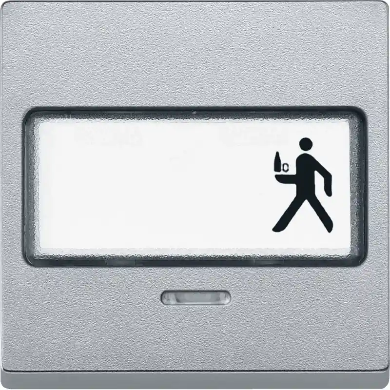 MERTEN Feliratozható billentyű, jelzőfényes funkciókhoz, System-M, alumínium 434660 Schneider Utolsó esély