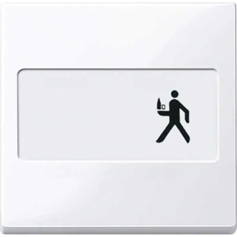 Prémium MERTEN Feliratozható billentyű, System-M, aktív fehér, antibakteriális 432325 Schneider