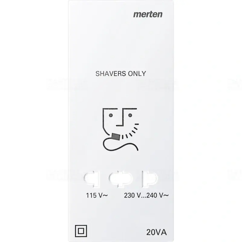 MERTEN Fedlap, borotva aljzathoz, System-M, mattfehér 213519 Schneider Olcsó