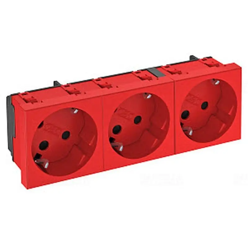 Olcsó OBO STD-D3K SRO3 Csatlakozóaljzat 33 fok, hármas, kódolócsap védőérintkező 250V, 10/16A 6120306